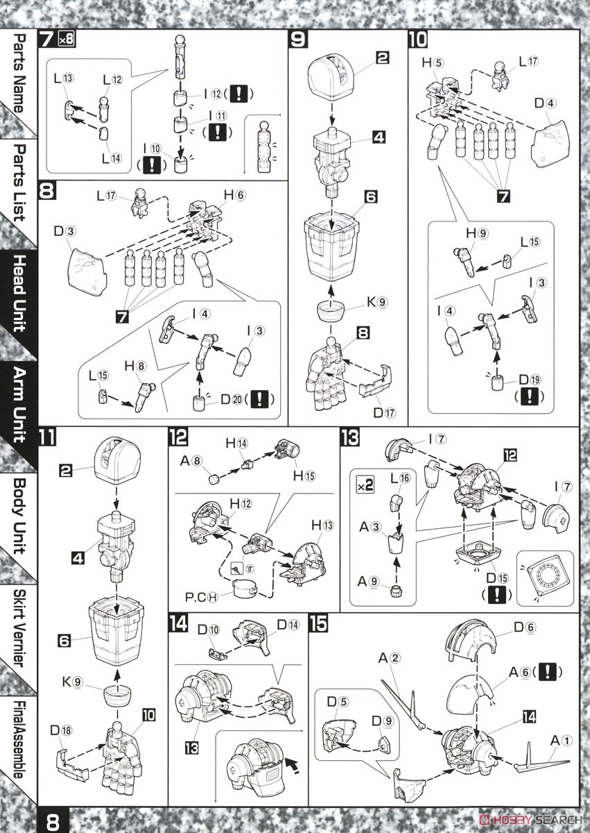 MSN-02 ジオング (MG) (ガンプラ) 設計図2