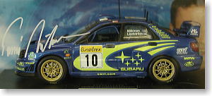 スバルインプレッサ WRC 2002 モンテカルロウイナー/トミー・マキネン (サイン入り) (ミニカー)
