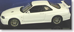 スカイラインR34 GTR V-Spec II (ホワイト) (ミニカー)