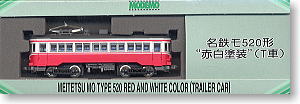 名鉄 モ520形 赤白塗装 (T車) (鉄道模型)