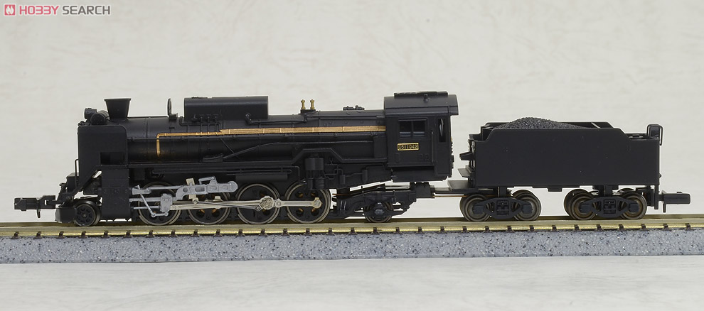 D51-1042＋キ620 (蒸気機関車D51+ロータリー車) キマロキ編成 (2両セット) (鉄道模型) 商品画像1