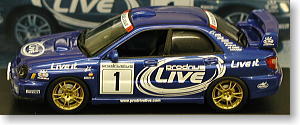 スバル インプレッサ WRC 2002 (prodrive LIVE No.1) (ミニカー)