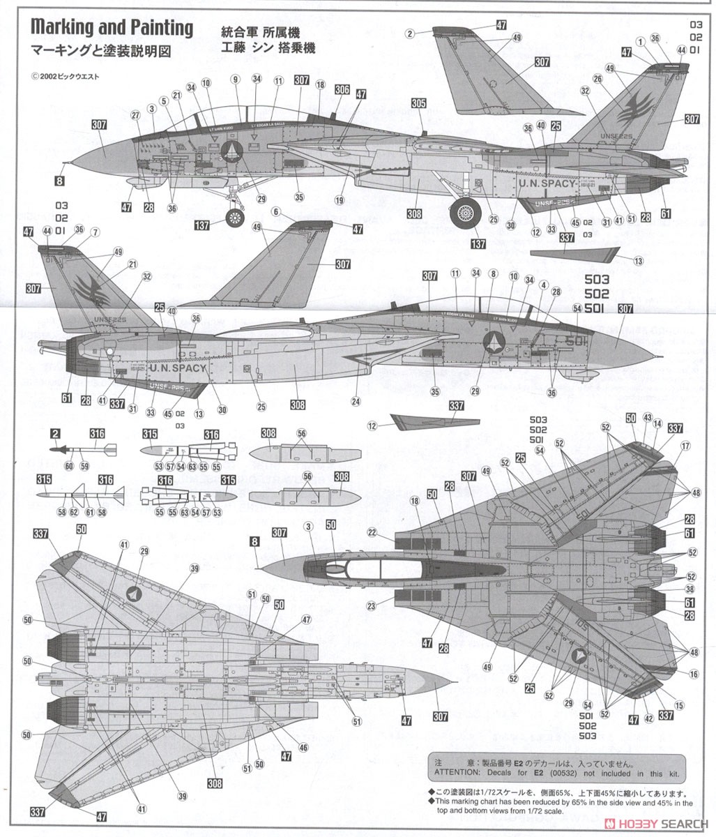 Macross Zero F-14 (Plastic model) Color4