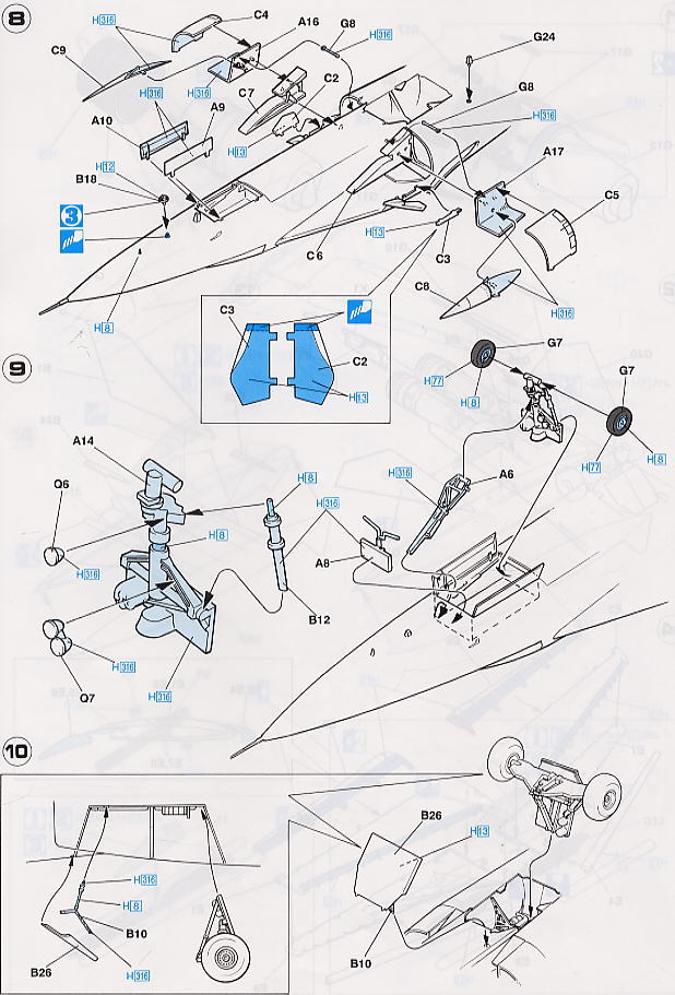 F-111G アードバーク オーストラリア空軍 (プラモデル) 設計図3