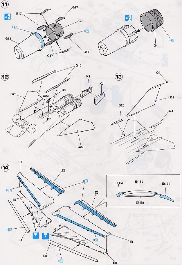 F-111G アードバーク オーストラリア空軍 (プラモデル) 設計図4