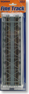 Fine Track Double Track Truss Bridge Set (F) (with 2 Concrete Piers/Blue) (Model Train)