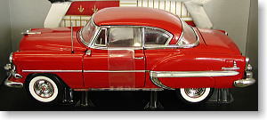 1954年 シボレー ベルエア ハードトップ クーペ (レッド) (ミニカー)