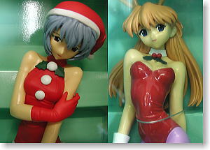 High grade Christmas Figure Rei and Asuka 2 pieces (Arcade Prize)