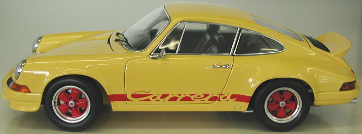 Porsche 911 Carrera RS (Yellow) (Diecast Car) Item picture1