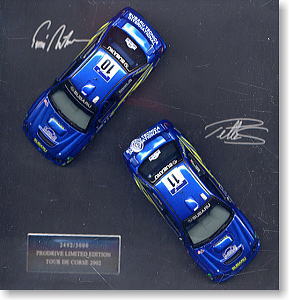 2002年 WRC ツール・ド・コルス 2点セット (ミニカー)