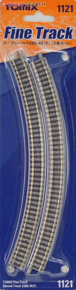 Fine Track カーブレール C280-45 (F) (2本セット) (鉄道模型) 商品画像1
