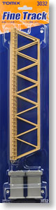Fine Track Truss Bridge Set (F) (with 2 Concrete Piers/Cream) (Model Train)