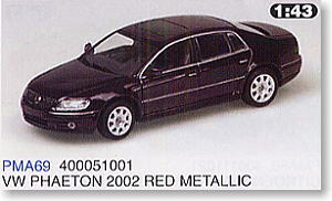 VW PHEATON 2002 RED METALLIC (ミニカー)