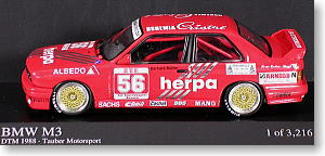 ★★BMW M3 HERPA G.MUELLER DTM 1988 (ミニカー)