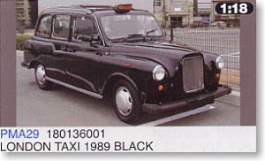 LONDON TAXI 1989 BLACK (ミニカー)