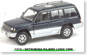 ミツビシ パジェロ ロング 3.5 V6 1998 ナバホウグリーンパール (ミニカー)