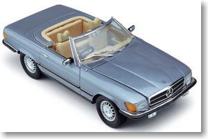 Mercedes Benz 450 SL (オープン/ブルーグレー) (ミニカー)