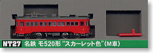 名鉄 モ520形 スカーレット色 (M車) (鉄道模型)
