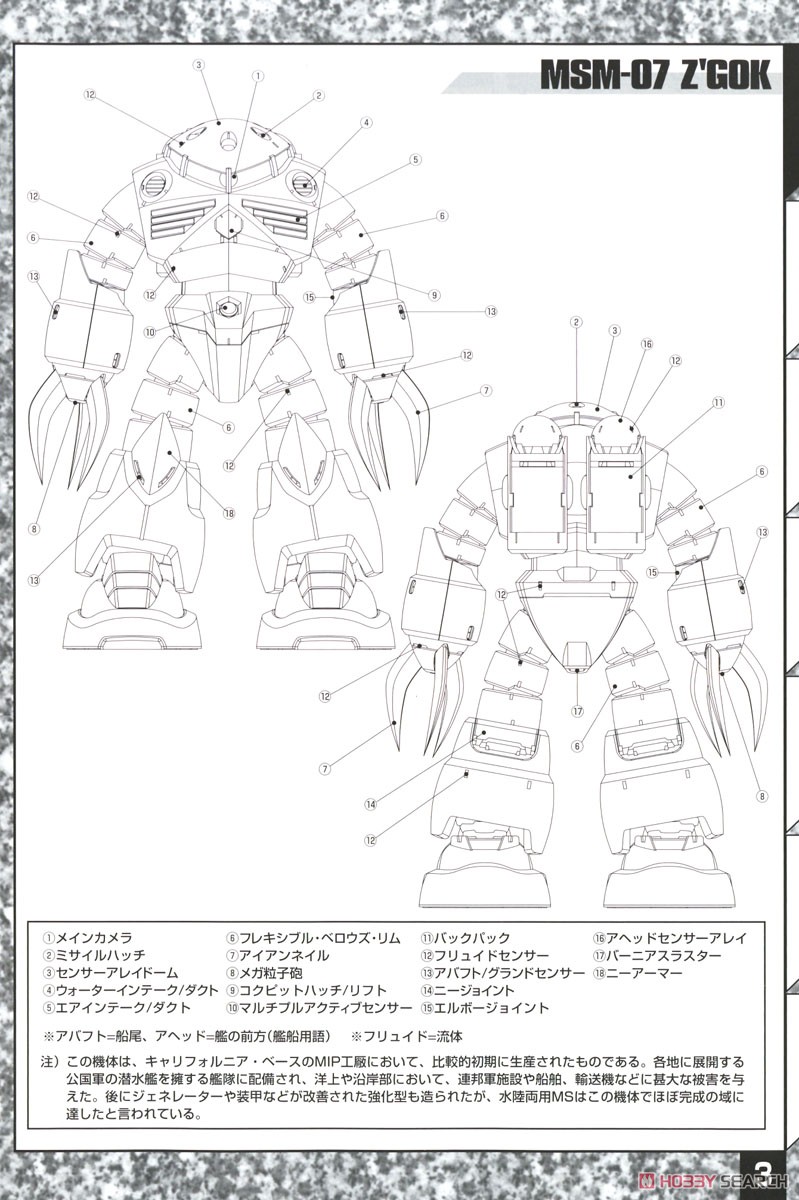 MSM-07 量産型ズゴック (MG) (ガンプラ) 塗装2