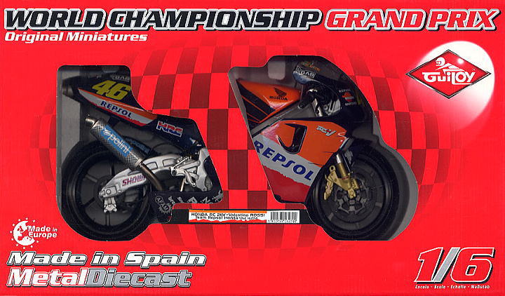 ホンダ RC211V No.46 (パレンチノ・ロッシ) 2002年世界ロードレース選手権Moto GP チャンピオン (ミニカー) 商品画像1