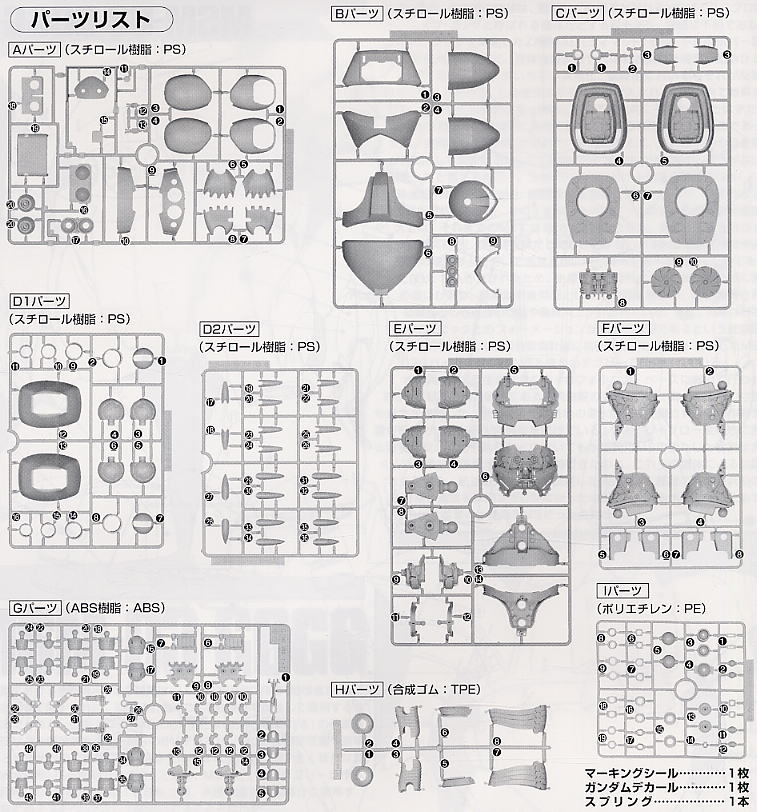 MSM-03 ゴッグ (MG) (ガンプラ) 設計図8
