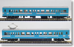 JR 119系0番代 飯田色(ライトブルー)・非冷房車 2輛編成セット (動力無し) (増結・2両セット) (塗装済み完成品) (鉄道模型)