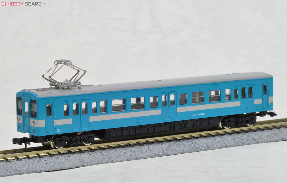 J.R. Series 119-100 Iida Line Color (Light Blue), cMc Two Car Formation Set (with Motor) (2-Car Set) (Pre-colored Completed) (Model Train) Item picture3
