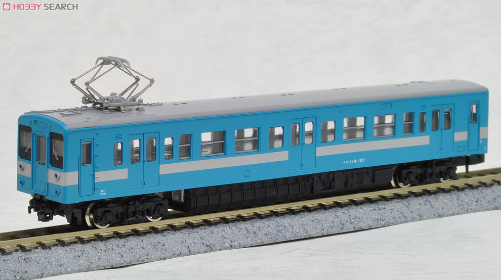 J.R. Series 119-100 Iida Line Color (Light Blue), cMc Two Car Formation Set (with Motor) (2-Car Set) (Pre-colored Completed) (Model Train) Item picture6
