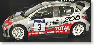 プジョー 206 WRC 2002 G.PANAZZI/H.PANIZZI #3 (ツールド・コルス ウイナー) (ミニカー)