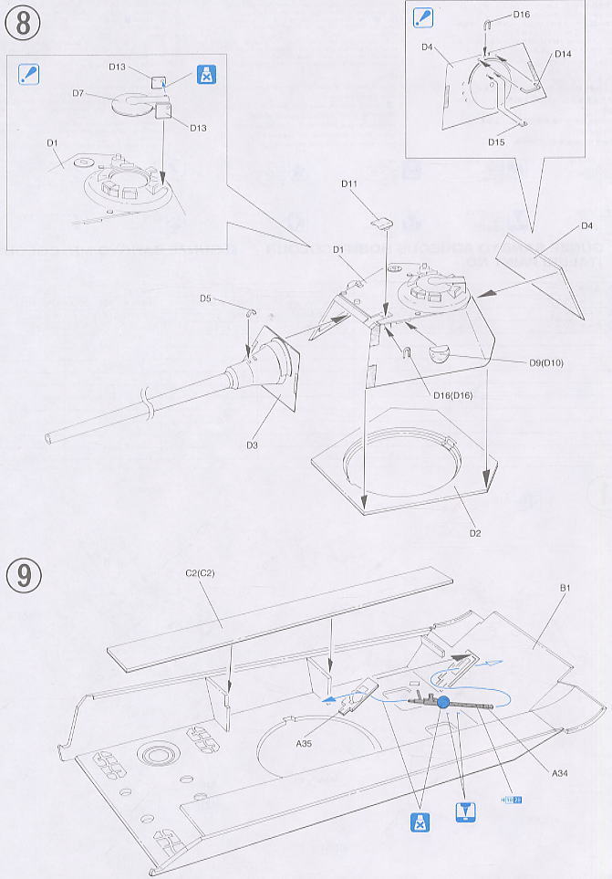 V号戦車 パンサーF型 (プラモデル) 設計図4