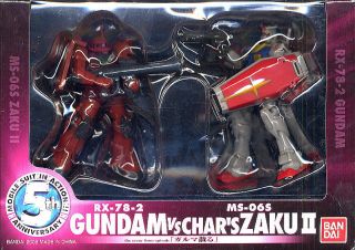 5th Anniversary Gundam VS Char`s Zaku II 2 pieces (Completed) - HobbySearch  Anime Robot/SFX Store
