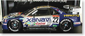 2001 JGTC #22 ザナヴィ ヒロト GT-R M.クルム/T.田中 (ミニカー)