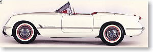 Chevrolet Corvette 1953 (White) (Diecast Car)