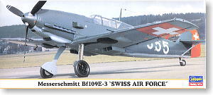 Messerschmitt Bf109E-3 Swiss Air Force (Plastic model)