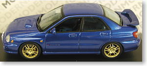 スバル インプレッサ WRX 2001 (ブルー) (ミニカー)