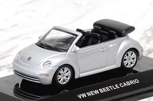 New Beetle Convertible (Reflex Silver Metallic) (Diecast Car)