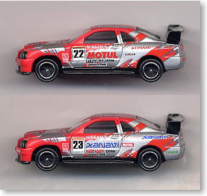 JGTC2003 モチュールピットワークGT-R/ザナヴィニスモGT-R 2台セット (ミニカー)
