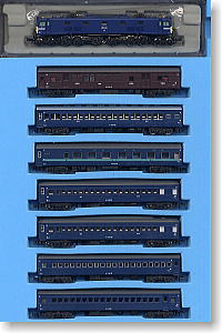 EF58-75 青色・スハネ30・44系客車 急行 銀河 (基本・8両セット) (鉄道模型)