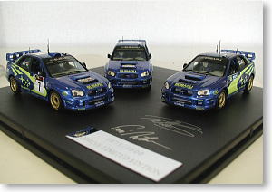 スバル インプレッサ WRC 2003 ★3台セット (ミニカー)