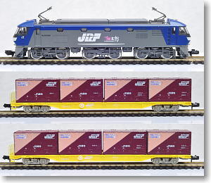 EF210 コンテナ列車 (3両セット) (鉄道模型)