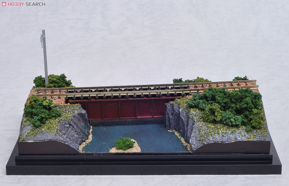 名鉄谷汲線・ガーダー橋 (ぷちらまトレイン) (鉄道模型) 商品画像1