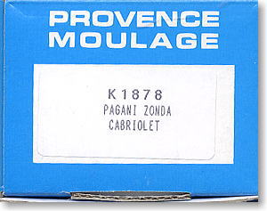 Pagani Zonda Cabriolet (Metal/Resin kit)