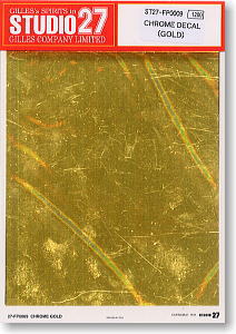 Gold Foil Decal