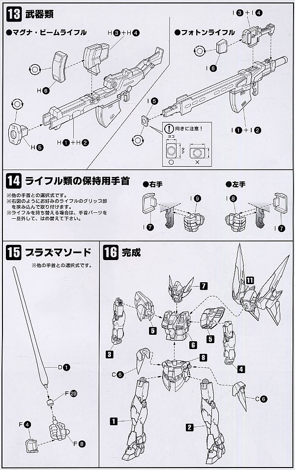 PTX-009 ヒュッケバイン009 (プラモデル) 設計図3