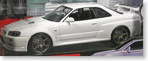 ニスモ スカイライン GT-R (R34) ホワイト (ミニカー)