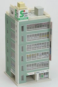 DioTown Metro Series 6 Floor Office Building 2, Gray (Model Train)