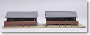 鉄道官舎 2軒入 (完成品) (鉄道模型)
