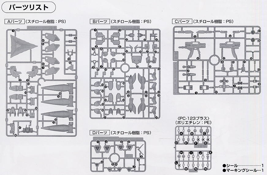 ハイペリオンガンダム (HG) (ガンプラ) 設計図4