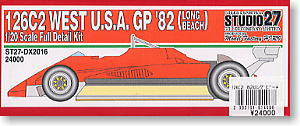 フェラーリ126C2 `82 ロングビーチ仕様 (レジン・メタルキット)