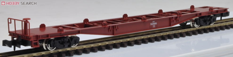 国鉄貨車 コキ50000形 (コンテナなし) (2両セット) (鉄道模型) 商品画像3